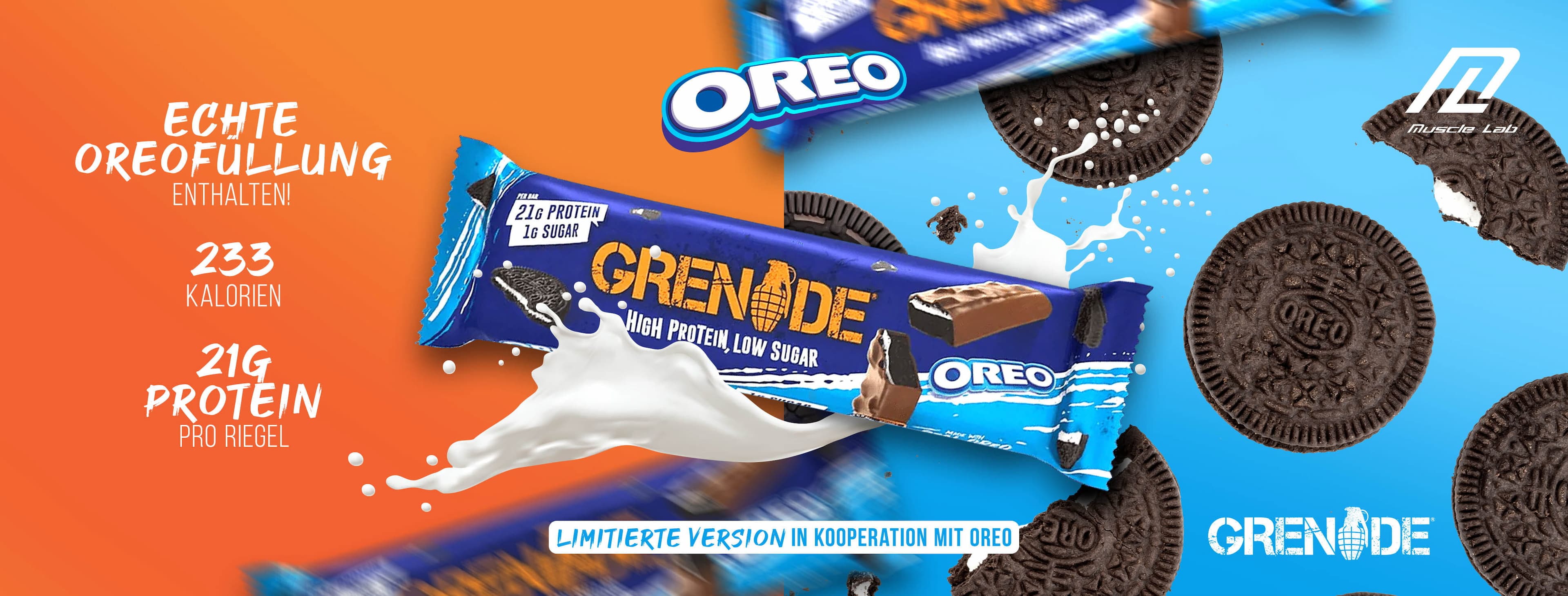 Grenade Oreo Bar Proteinriegel Erfahrungsbericht