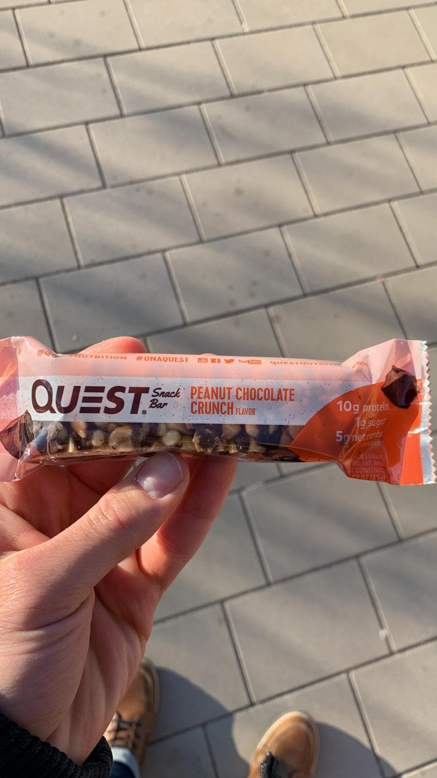 Erfahrungsbericht zu dem Riegel Quest Snack Bar