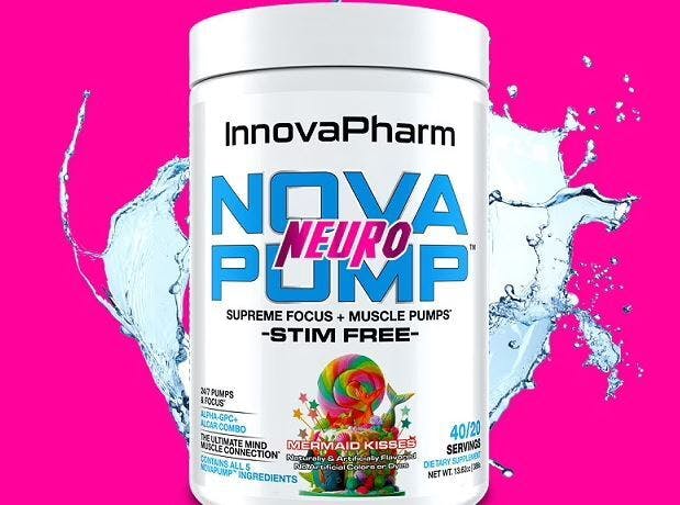 InnovaPharm NovaPump NEURO - Review eines Pumpboosters mit langer Wirkung über das Training hinaus!